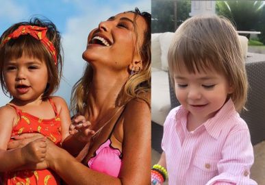 Sabrina Sato se derrete ao ganhar flor de Zoe em vídeo fofo, assista!