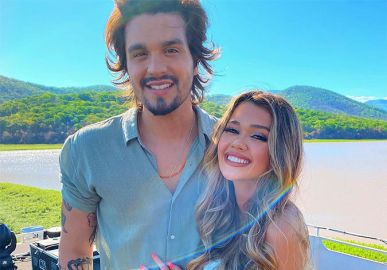 Youtuber mostra nova fotos de viagem com Luan Santana