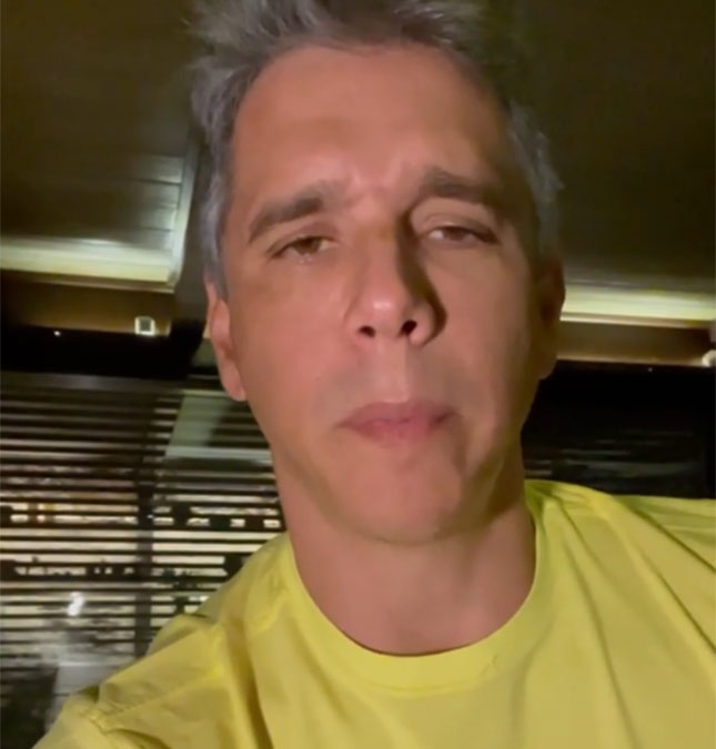 Márcio Garcia comemora melhora do pai, que está com coronavírus: - <i>Reagindo bem</i>