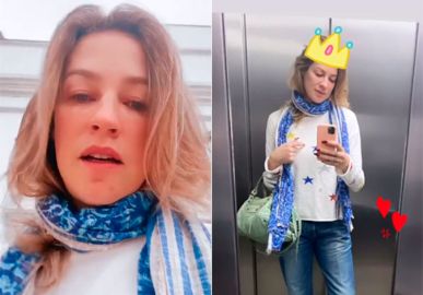 Luana Piovani recebe elogio do ex, Pedro Scooby, e entrega que está comprometida: <i>Delícia usar roupa do boy</i>