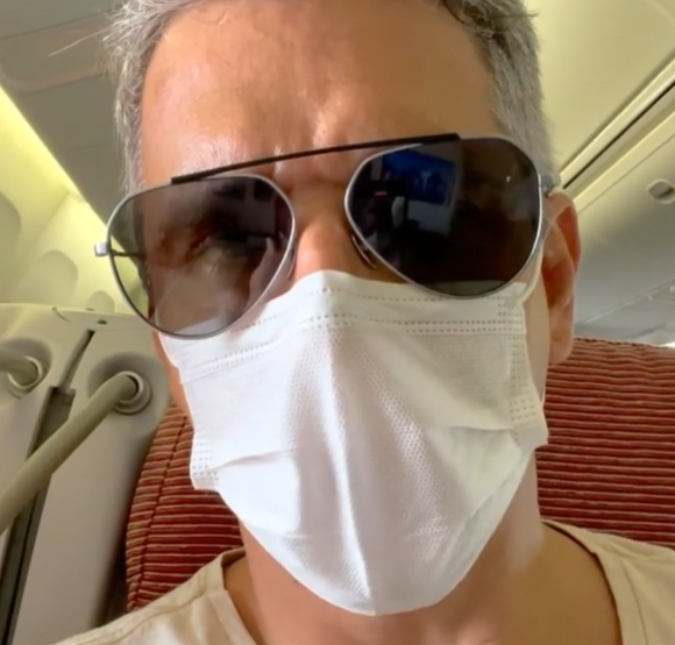 Márcio Garcia revela nas redes sociais que seu pai não está mais entubado, saiba mais!