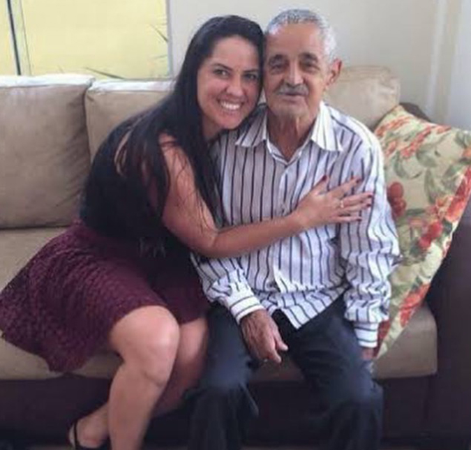 Graciele Lacerda relembra momentos ao lado do sogro, Francisco Camargo: <i>Fica agora lembranças, saudades</i>