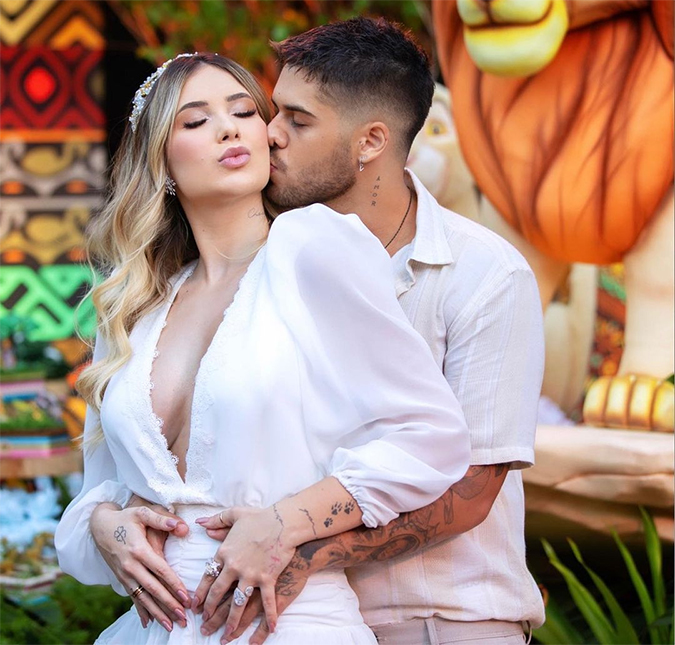 Virginia Fonseca se declara após descobrir o sexo do bebê que espera com Zé Felipe: <I>Sempre soube que seria você</I>