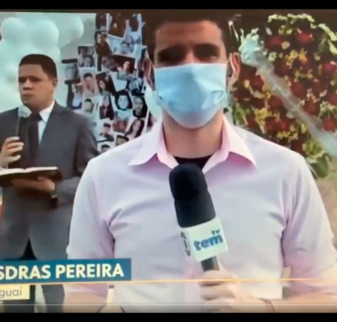 Repórter se emociona ao cobrir tragédia no interior de São Paulo: <i>Momento difícil</i>