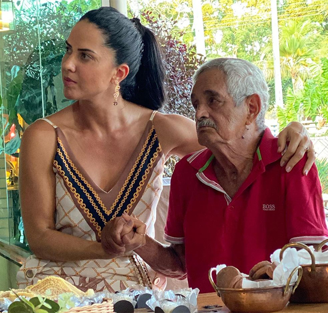 Graciele Lacerda faz desabafo a caminho da missa de sétimo dia de Francisco Camargo: <I>- Dia de saudade</I>