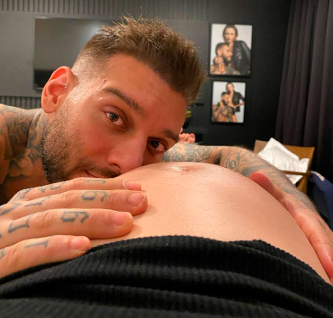 Lucas Lucco brinca após ele e Lorena Carvalho revelarem nome do bebê: <i>Quem vai aguentar?</i>