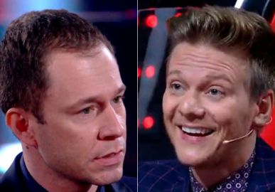 Michel Teló convida participante do <i>The Voice</i> para dueto e Tiago Leifert confunde nome e pede ajuda para ex-<i>BBB</i>