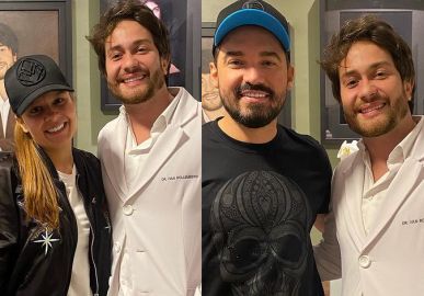 Entre idas e vindas, Maiara e Fernando Zor aparecem juntos em clínica de harmonização facial