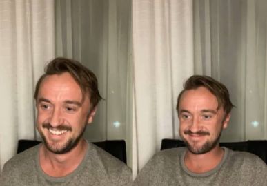 Tom Felton, o Draco Malfoy, se emociona ao assistir ao primeiro filme da saga <i>Harry Potter</i> após 20 anos!