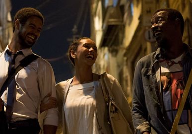 Lázaro Ramos, Taís Araújo e Seu Jorge entregam novidades do filme <i>Medida Provisória</i>