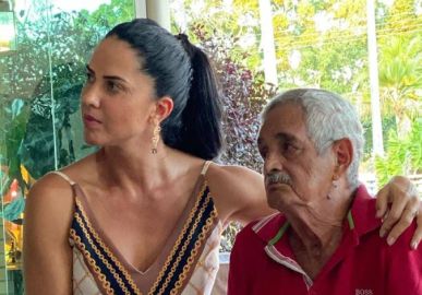 Graciele Lacerda fala sobre o primeiro Natal sem o sogro, Seu Francisco: <i>Claro que não será o mesmo</i>