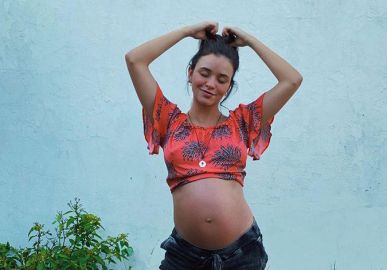 Talita Younan, nora de Regina Duarte, revela desejo inusitado durante gravidez: <i>- Vontade de comer tinta</I>