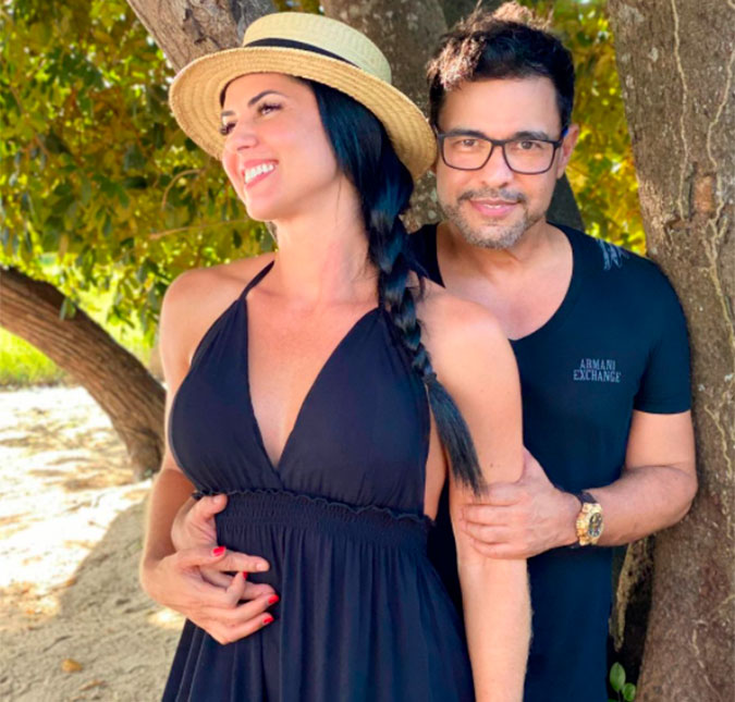 Graciele Lacerda diz que Zezé Di Camargo está desanimado e explica motivo para não postar fotos com as enteadas: <i>Uma pessoa ficaria triste</i>