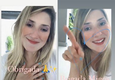 Dani Calabresa aparece após entrevista onde Marcius Melhem nega assédio e agradece apoio de amigos e fãs: <I>- Vocês estão conseguindo me alegrar muito</I>