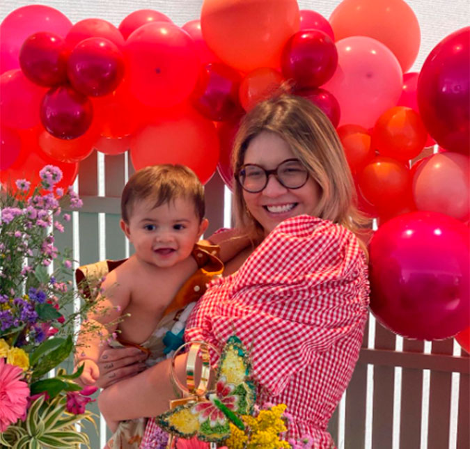 Marília Mendonça celebra aniversário do filho: <i>Nosso primeiro ano de vida</i>