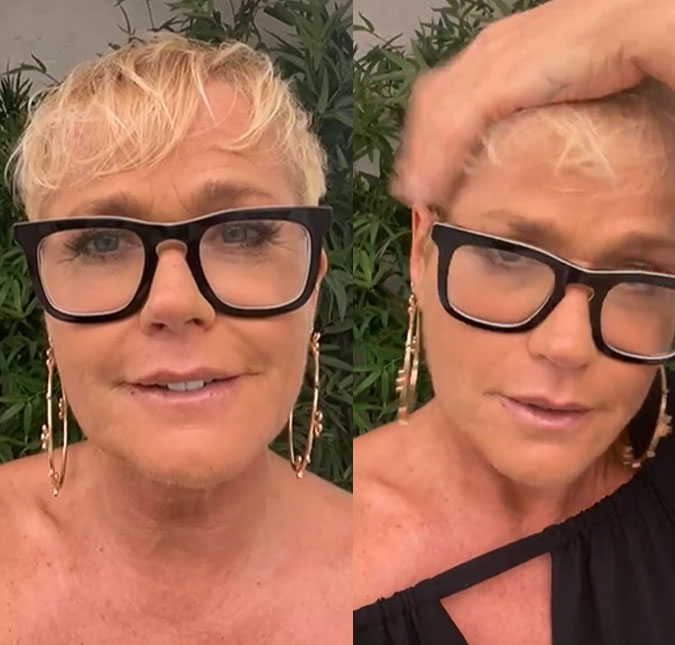 Xuxa Meneghel fala sobre rugas e dispara sobre críticas: <i>- Eu tenho espelho em casa</i>