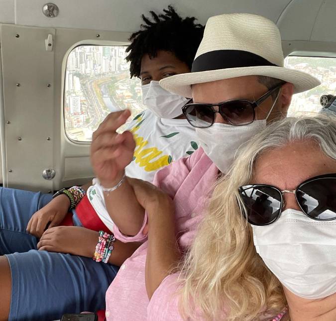 Após meses sem ver o marido, Astrid Fontenelle tira férias com o amado e o filho: <i>Eu precisava e merecia juntar a família novamente</i>