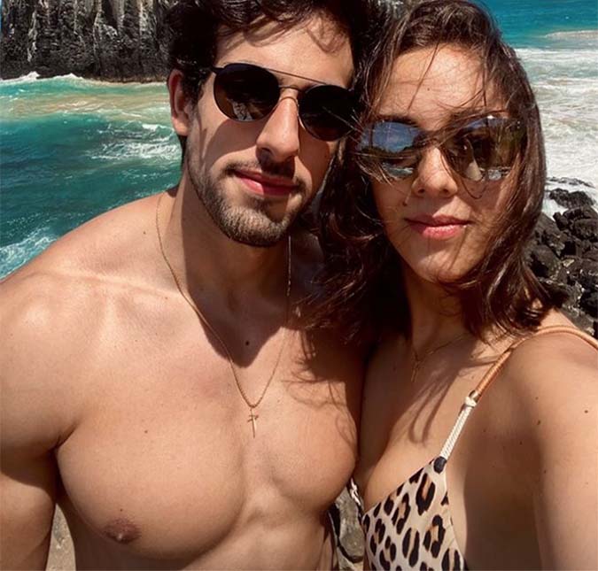 Filha mais velha de Faustão aproveita Fernando de Noronha com o namorado, Julinho Casares