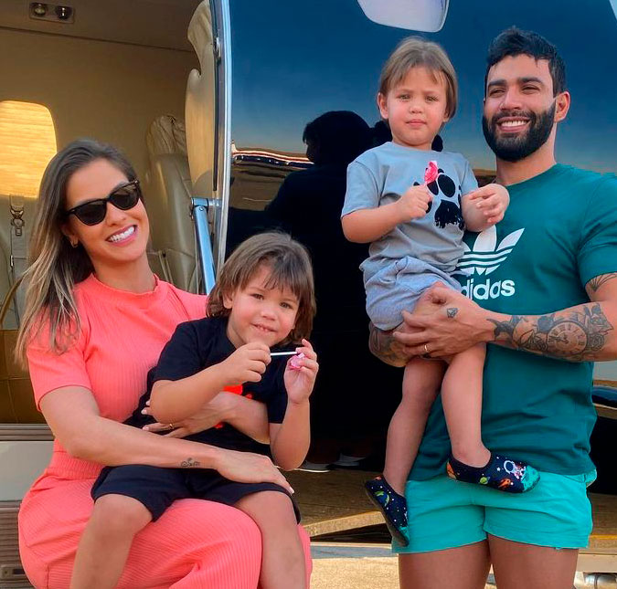 Voltaram? Após <i>Stories</i> na mesma casa, fãs de Gusttavo Lima e Andressa Suita especulam reconciliação do casal