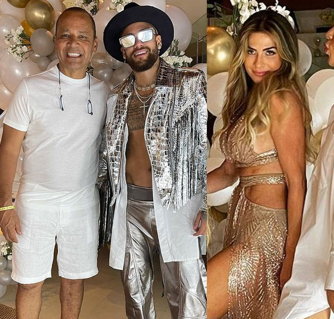 Pai de Neymar passou a virada de ano com suposta nova namorada, mãe de amigo do jogador, diz jornal