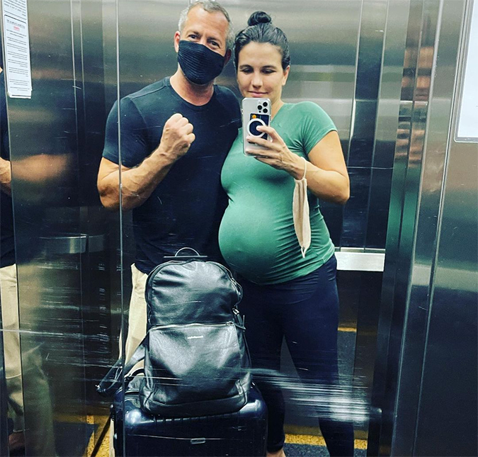 Rayan está chegando! Kyra Gracie e Malvino Salvador compartilham clique a caminho da maternidade