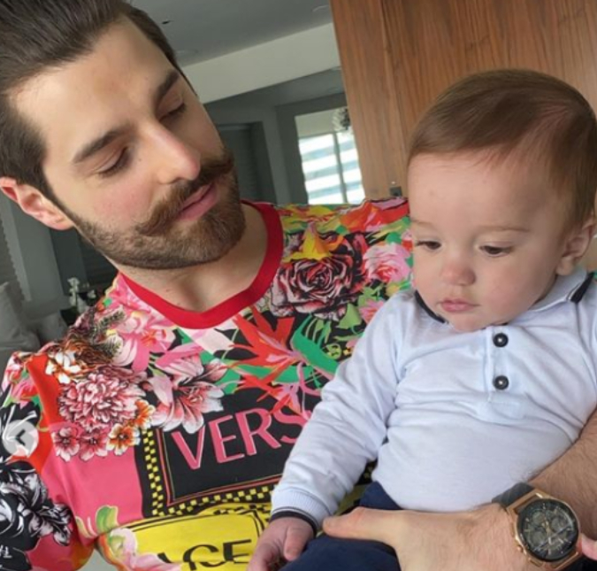 Ravi, filho de Alok e Romana Novais faz um aninho de vida