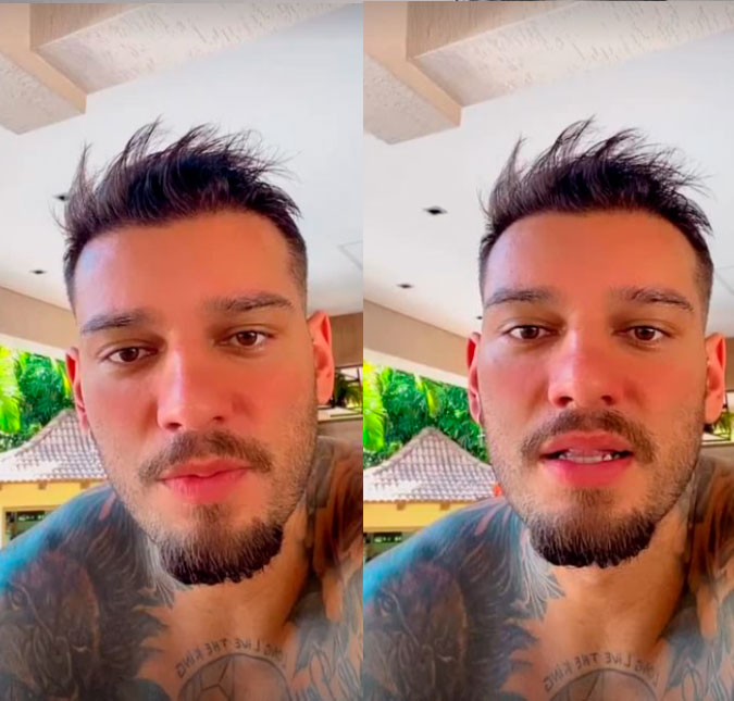 Após revelar que seus avós estão na UTI, Lucas Lucco diz que seu pai também está hospitalizado com Covid-19