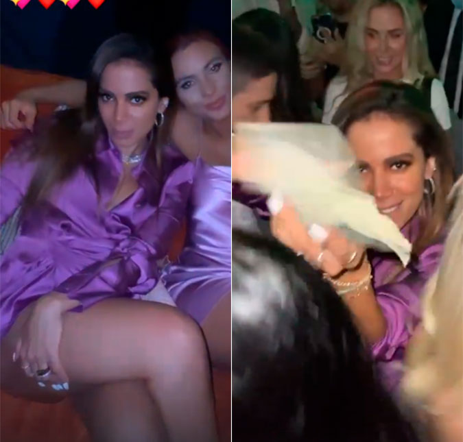 Anitta aparece jogando dinheiro pro alto em balada com ex de Kylie Jenner