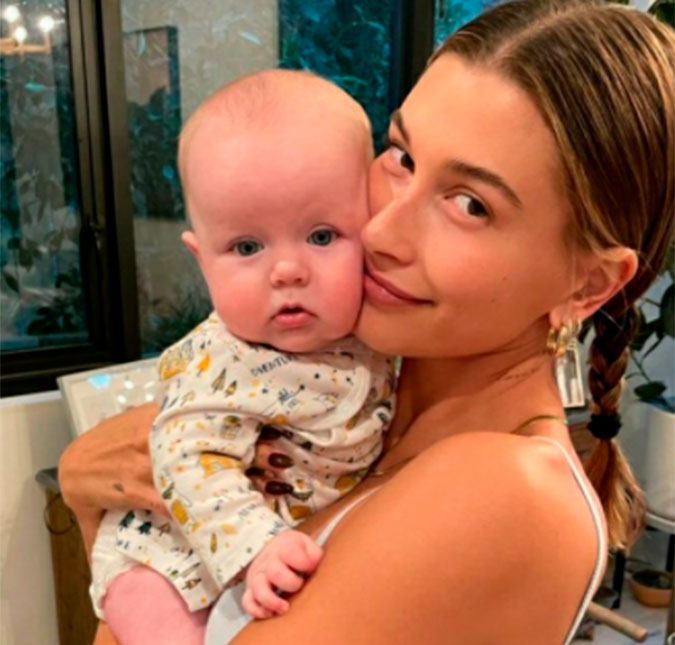 Esposa de Justin Bieber, Hailey Bieber canta em português para a sobrinha e encanta fãs; veja