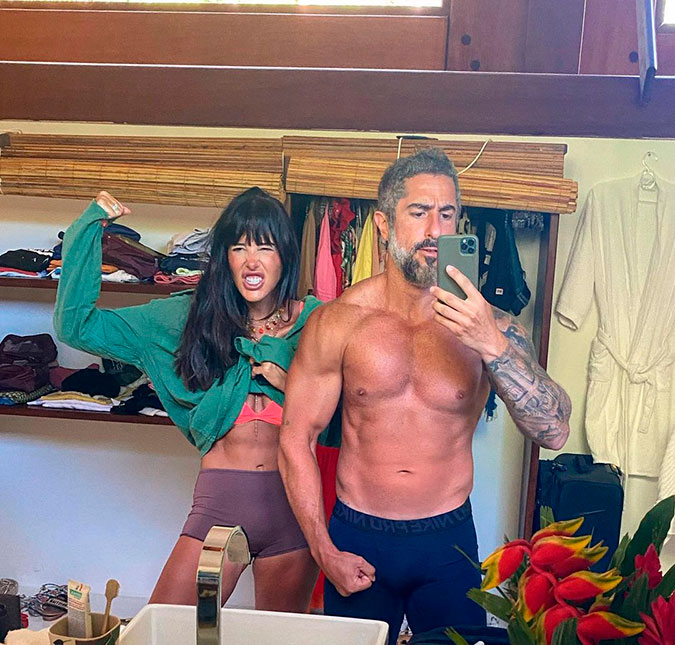 Em foto <i>fitness</i>, Marcos Mion relembra brigas com Suzana Gullo após decidir viver como atleta: <i>Demorou para aceitar</i>