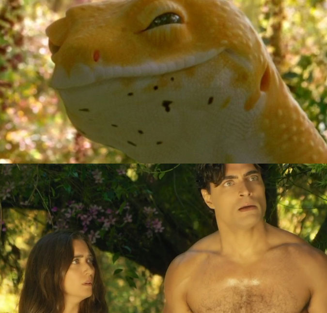 Memes com serpente, DR de Adão e Eva...saiba o que bombou na estreia de <I>Gênesis</i>