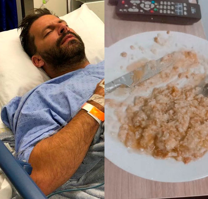 Henri Castelli compartilha dieta após agressão e fratura na mandíbula: <i>- Pastosa e fria</i>