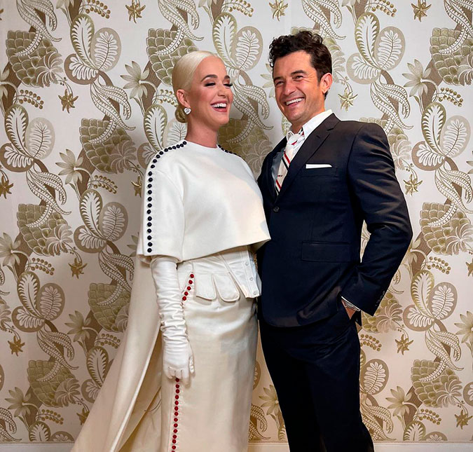 Orlando Bloom exalta Katy Perry após apresentação em <i>show</i> em especial da posse de Joe Biden