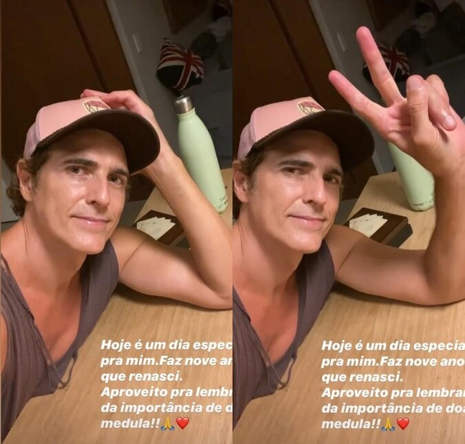 Reynaldo Gianecchini relembra o dia em que realizou transplante de medula: <i>Faz nove anos que renasci</i>