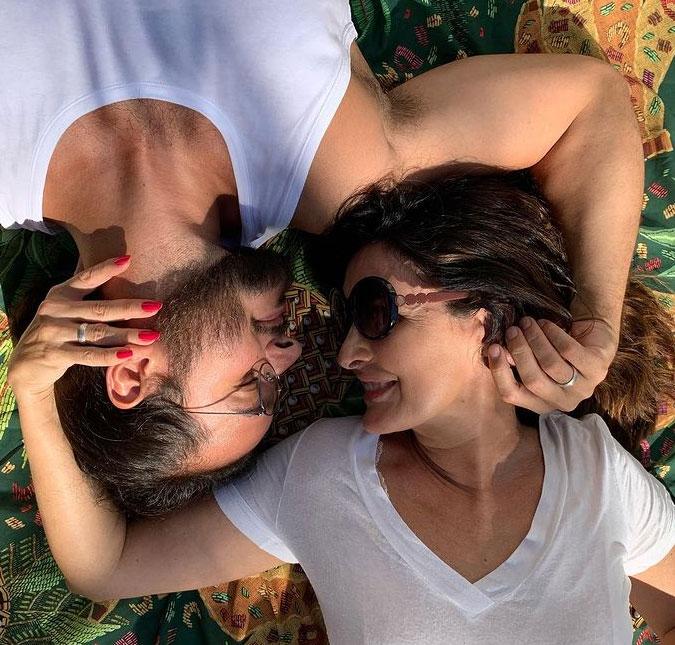 Fátima Bernardes encanta ao postar clique com Túlio Gadêlha e se declara: <I>Ele deixa meus dias mais leves</i>