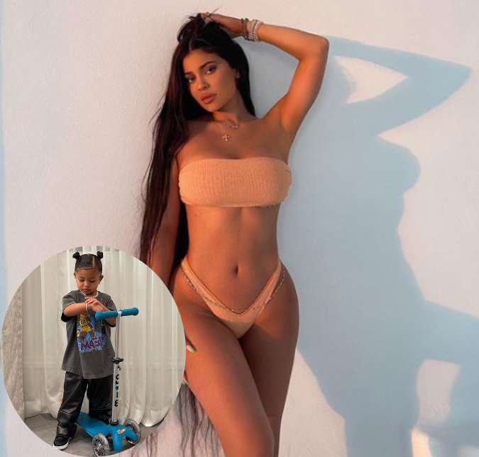 Kylie Jenner compartilha fotos de Stormi e seguidores ficam encantados com o estilo da pequena