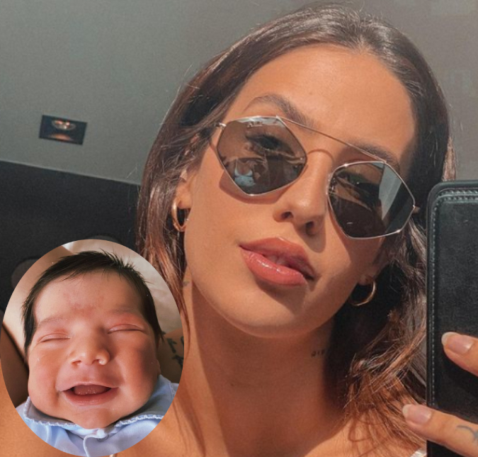 Gabi Brandt compartilha foto do filho sorrindo e os fãs ficam enlouquecidos