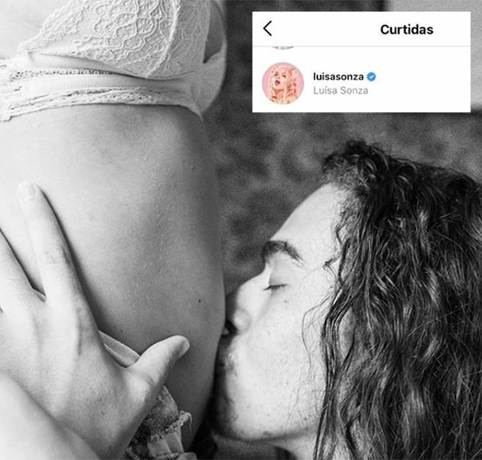 Luísa Sonza, ex-esposa de Whindersson Nunes, curte <i>post</i> do humorista anunciando que vai ser pai