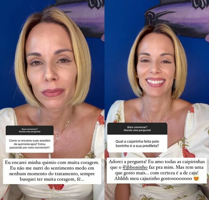 Ana Furtado dá conselhos para fã com câncer e relembra período de quimioterapia: <i> Eu encarei com muita coragem </i>