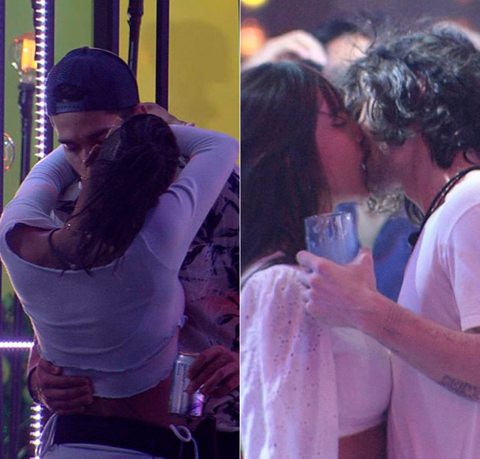 Festa no <i>BBB21</i> é marcada por beijos entre Fiuk e Thais e Arcrebiano e Karol Conká; veja tudo o que rolou!