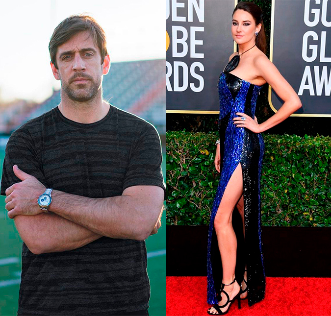 Shailene Woodley pode estar noiva de Aaron Rodgers, diz revista