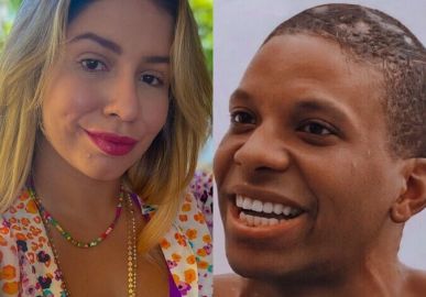 Marília Mendonça faz chamada de vídeo com ex-<i>BBB</i> Lucas Penteado: <i>Maior sorrisão</i>