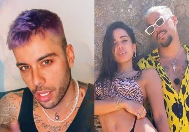 Gui Araújo quebra o silêncio após Anitta beijar Lipe Ribeiro