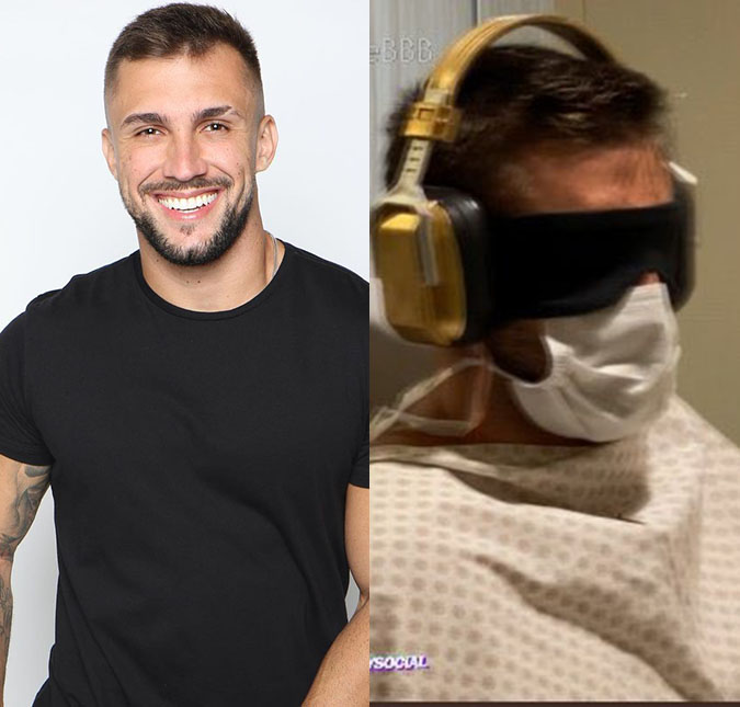 No <i>BBB21</i>, Tiago Leifert revela como Arthur foi levado ao hospital e <i>brother</i> vira meme nas redes sociais