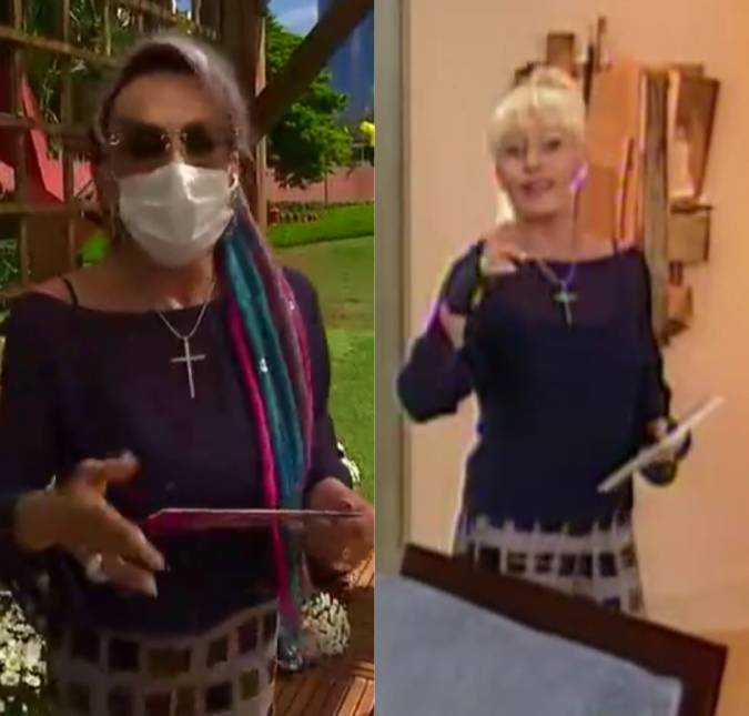 Ana Maria Braga estreia novo estúdio em São Paulo e usa mesmo figurino de 22 anos atrás: <i>- Ao invés de ter que alargar, teve que apertar!</i>