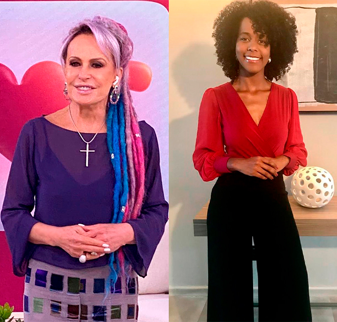 Ana Maria Braga erra nome de Maju Coutinho ao vivo, mas corrige e fala: - <i>Não vejo a hora de te ter aqui num café da manhã</i>