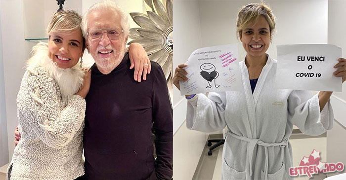 Esposa De Carlos Alberto De Nobrega Renata Domingues Vence A Covid 19 E Recebe Alta Muitas Pessoas Nao Tiveram A Mesma Sorte Estrelando