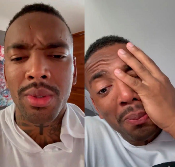 Nego do Borel chora e pede ajuda em vídeo publicado no <i>Instagram</i>