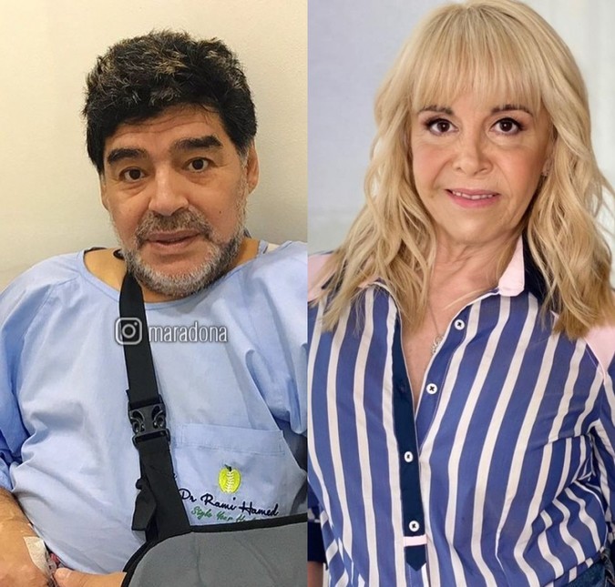 Ex-mulher de Maradona e última namorada do jogador brigam ao vivo em programa de televisão argentino; entenda!
