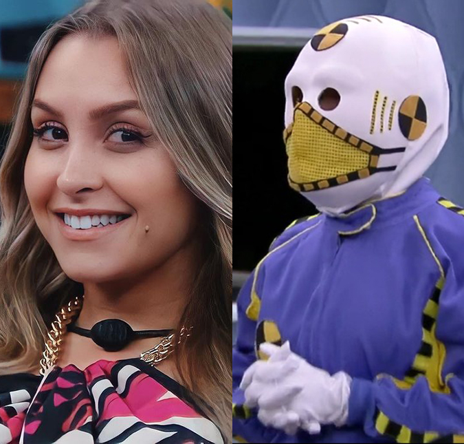 Carla Diaz retorna ao confinamento como <i>dummy</i> e se declara para Arthur: <i>- Você aceita ser meu parceiro no amor e no jogo?</i>